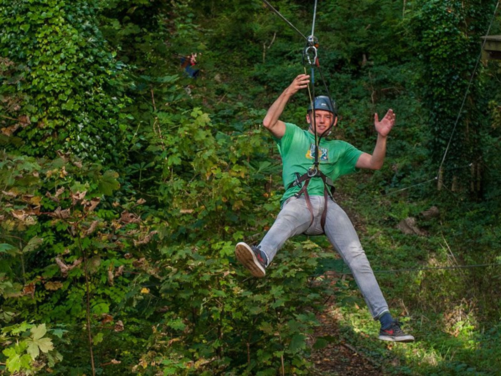 Heatherton Zipline – High flying adventure near Tenby, Pembrokeshire